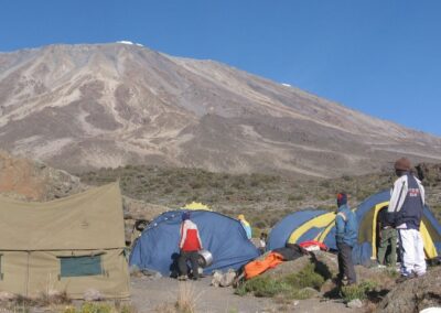 Kilimanjaro Rongai Route Kibo Campsite